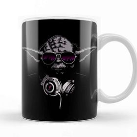 Baskı Dükkanı KB12413 Dj Yoda Star Wars Porselen Kupa Bardak