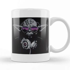 Baskı Dükkanı KB12413 Dj Yoda Star Wars Porselen Kupa Bardak