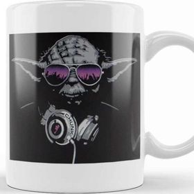 Baskı Dükkanı KB12413 Dj Yoda Star Wars Porselen Kupa Bardak