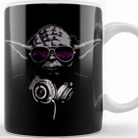 Baskı Dükkanı KB12413 Dj Yoda Star Wars Porselen Kupa Bardak