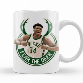 Baskı Dükkanı KB12427 Fear The Deer Bucks Porselen Kupa Bardak