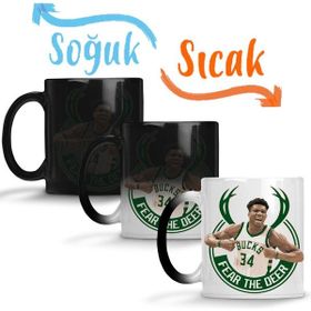 Baskı Dükkanı KB12427 Fear The Deer Bucks Porselen Kupa Bardak