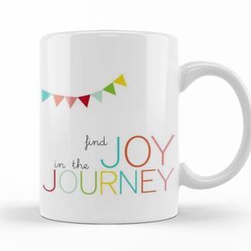 Baskı Dükkanı KB12428 Find Joy In The Journey Bike Porselen Kupa Bardak