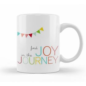 Baskı Dükkanı KB12428 Find Joy In The Journey Bike Porselen Kupa Bardak