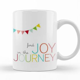 Baskı Dükkanı KB12428 Find Joy In The Journey Bike Porselen Kupa Bardak