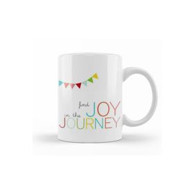 Baskı Dükkanı KB12429 Find Joy In The Journey Porselen Kupa Bardak