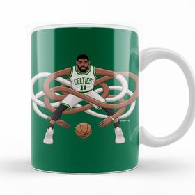 Baskı Dükkanı KB12446 Gnarly Kyrie Celtics Porselen Kupa Bardak