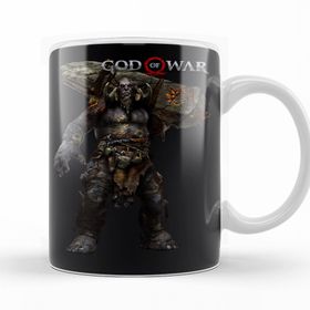 Baskı Dükkanı KB12450 God Of War Troll Porselen Kupa Bardak