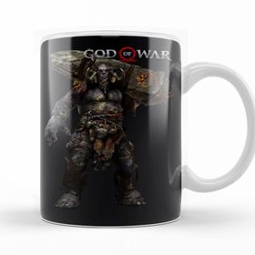 Baskı Dükkanı KB12450 God Of War Troll Porselen Kupa Bardak