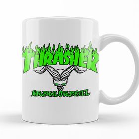 Baskı Dükkanı KB12459 Green Thrasher Logo Porselen Kupa Bardak
