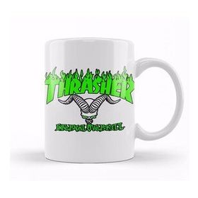 Baskı Dükkanı KB12459 Green Thrasher Logo Porselen Kupa Bardak