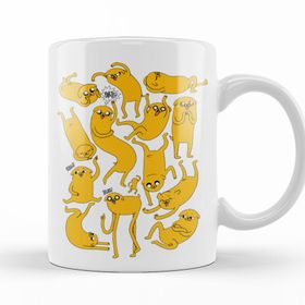 Baskı Dükkanı KB12479 Jake Jake Jake Adventure Time Porselen Kupa Bardak