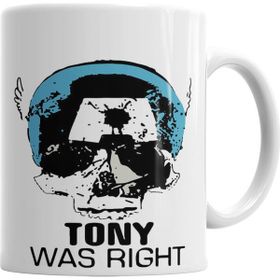 Baskı Dükkanı KB1248 Tony Was Rıght Porselen Kupa Bardak