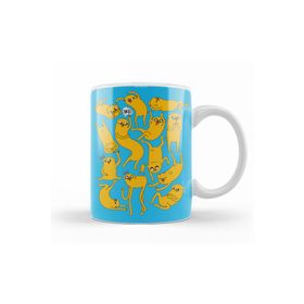 Baskı Dükkanı KB12480 Jake Jake Jake Adventure Time Porselen Kupa Bardak