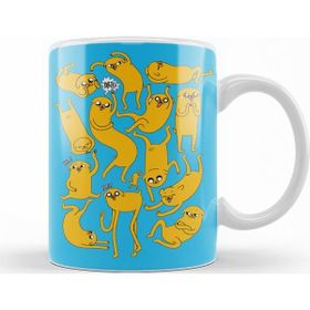 Baskı Dükkanı KB12480 Jake Jake Jake Adventure Time Porselen Kupa Bardak