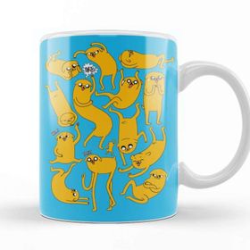 Baskı Dükkanı KB12480 Jake Jake Jake Adventure Time Porselen Kupa Bardak