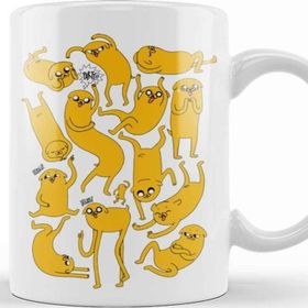 Baskı Dükkanı KB12480 Jake Jake Jake Adventure Time Porselen Kupa Bardak