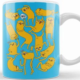 Baskı Dükkanı KB12480 Jake Jake Jake Adventure Time Porselen Kupa Bardak