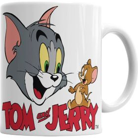 Baskı Dükkanı KB1249 Tom Ve Jerry Porselen Kupa Bardak