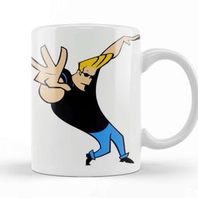 Baskı Dükkanı KB12491 Johnny Bravo Porselen Kupa Bardak