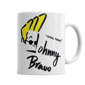 Baskı Dükkanı KB12491 Johnny Bravo Porselen Kupa Bardak