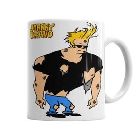 Baskı Dükkanı KB12491 Johnny Bravo Porselen Kupa Bardak