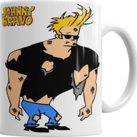 Baskı Dükkanı KB12491 Johnny Bravo Porselen Kupa Bardak