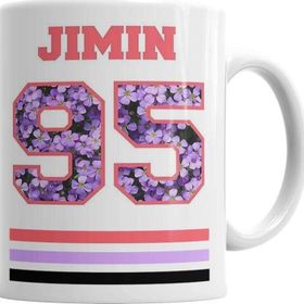Baskı Dükkanı KB125 Bts Jivin 95 Porselen Kupa Bardak