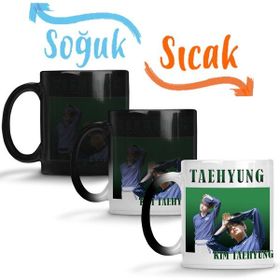 Baskı Dükkanı KB12504 Kim Seokjin Vintage Bts Porselen Kupa Bardak