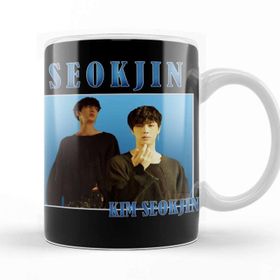 Baskı Dükkanı KB12504 Kim Seokjin Vintage Bts Porselen Kupa Bardak