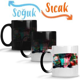 Baskı Dükkanı KB12506 Kim Taehyung V Bts Porselen Kupa Bardak