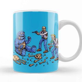 Baskı Dükkanı KB12512 Kurabiye Katliamı Cookie Massacre Porselen Kupa Bardak