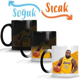 Baskı Dükkanı KB12529 Lebron James King James Porselen Kupa Bardak