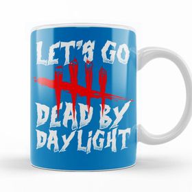 Baskı Dükkanı KB12534 Lets Go Dead By Daylıght Porselen Kupa Bardak
