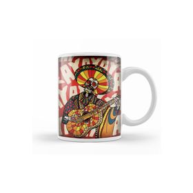 Baskı Dükkanı KB12536 Mariachi Skull Porselen Kupa Bardak