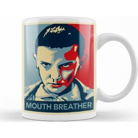 Baskı Dükkanı KB12540 Mouth Breather Stranger Things Porselen Kupa Bardak