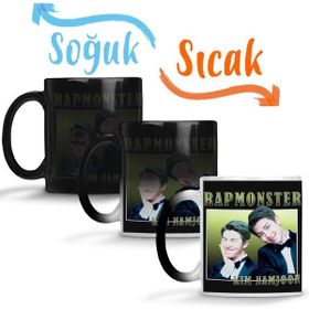 Baskı Dükkanı KB12544 Namjoon Rapmonster Porselen Kupa Bardak
