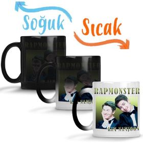 Baskı Dükkanı KB12544 Namjoon Rapmonster Porselen Kupa Bardak