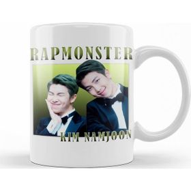 Baskı Dükkanı KB12546 Namjoon Rapmonster Porselen Kupa Bardak