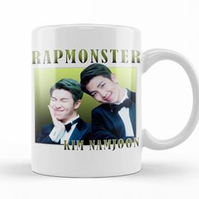 Baskı Dükkanı KB12546 Namjoon Rapmonster Porselen Kupa Bardak