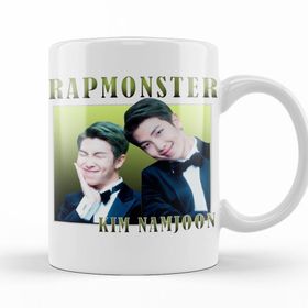 Baskı Dükkanı KB12546 Namjoon Rapmonster Porselen Kupa Bardak