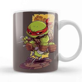 Baskı Dükkanı KB12551 Ninja Turtle Ninja Kaplubağa Porselen Kupa Bardak