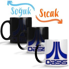 Baskı Dükkanı KB12554 Oasis Porselen Kupa Bardak