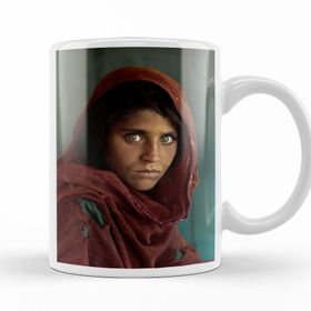 Baskı Dükkanı KB12558 Pakistanlı Kız Porselen Kupa Bardak
