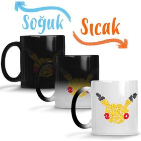 Baskı Dükkanı KB12560 Pokemon Porselen Kupa Bardak