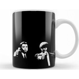 Baskı Dükkanı KB12568 Pulp Fiction Vincent Jules Porselen Kupa Bardak