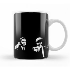 Baskı Dükkanı KB12568 Pulp Fiction Vincent Jules Porselen Kupa Bardak