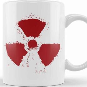 Baskı Dükkanı KB12571 Radiation Baskılı Porselen Kupa Bardak