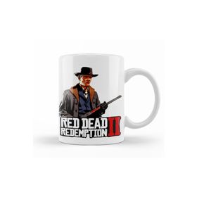 Baskı Dükkanı KB12580 Red Dead Redemption Hosea Porselen Kupa Bardak