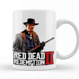 Baskı Dükkanı KB12580 Red Dead Redemption Hosea Porselen Kupa Bardak